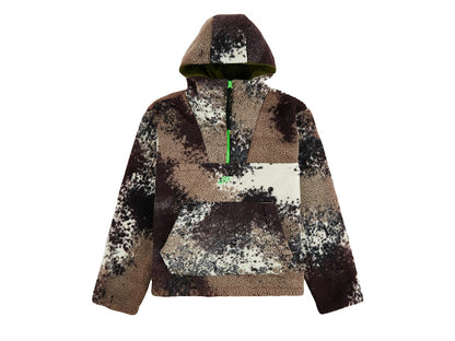 Nike Sportswear Sport Essentials Half-Zip Hoodie Ironstone/Green Strike/Green Strike