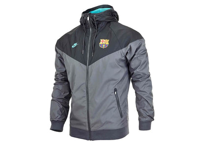Nike Sportswear Tech Fleece FCB Windrunner Woven Jacket Wolf Grey/Core Black