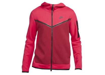 Nike Sportswear Tech Fleece Full-Zip Hoodie Berry/Pomegranate