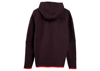 Nike Sportswear Tech Fleece Full-Zip Hoodie Brown Basalt/Pecan/Chile Red/Black