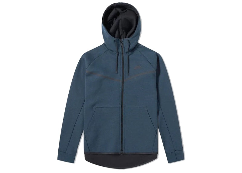 Nike Sportswear Tech Fleece Full-Zip Hoodie Deep Jungle/Heather/Black