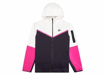 Nike Sportswear Tech Fleece Full-Zip Hoodie Phantom/Cave Purple/Active Pink