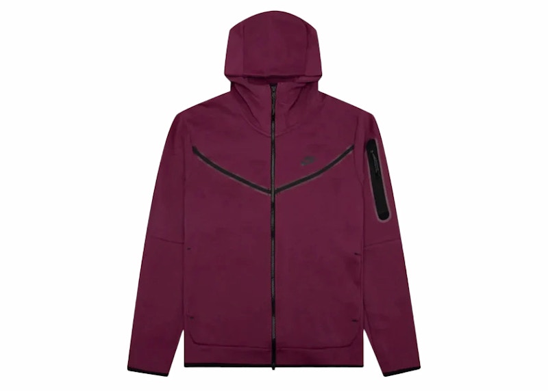 Nike Sportswear Tech Fleece Full-Zip Hoodie Rosewood/Black