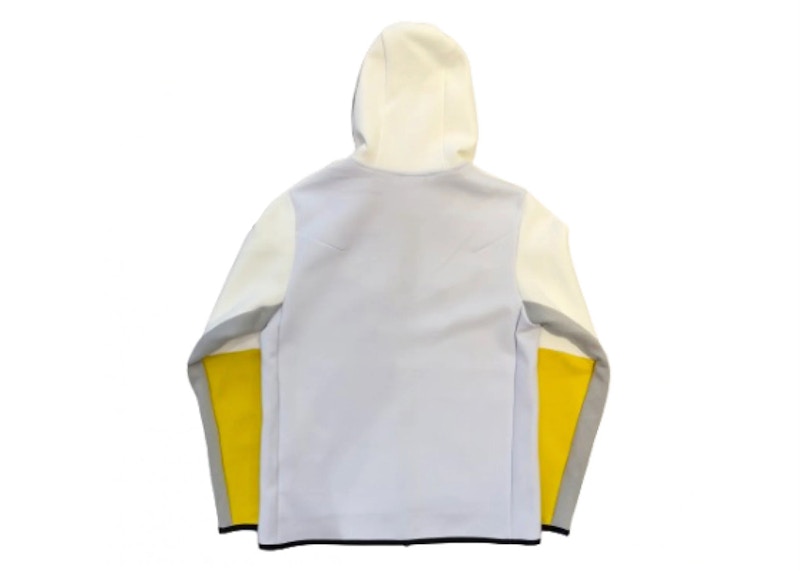 Nike Sportswear Tech Fleece Full Zip Hoodie White/Yellow/Baby Blue