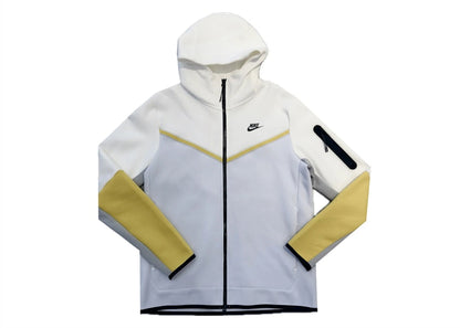 Nike Sportswear Tech Fleece Full Zip Hoodie White/Yellow/Baby Blue