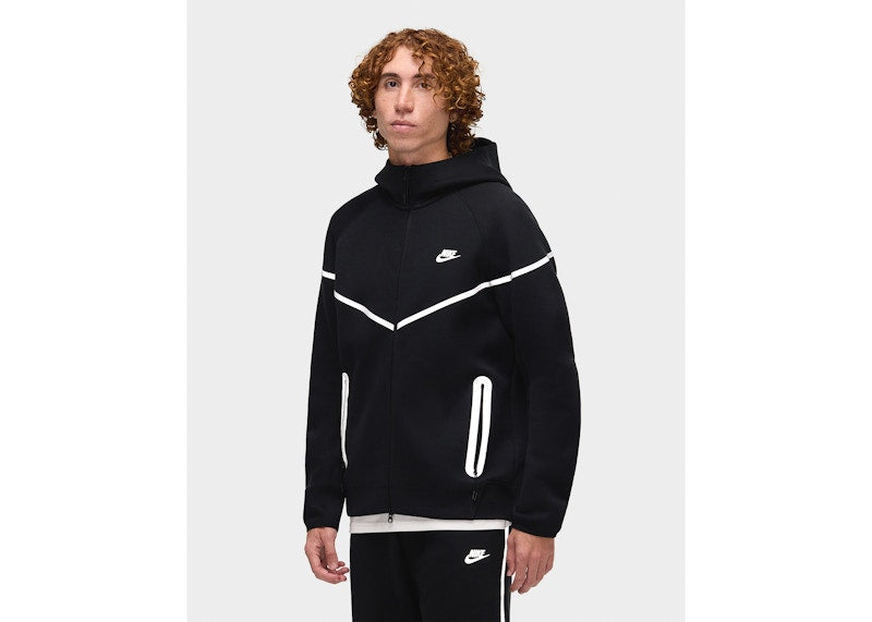 Nike Sportswear Tech Fleece Full Zip Windrunner Reflective Details Hoodie Black/Bemis Silver