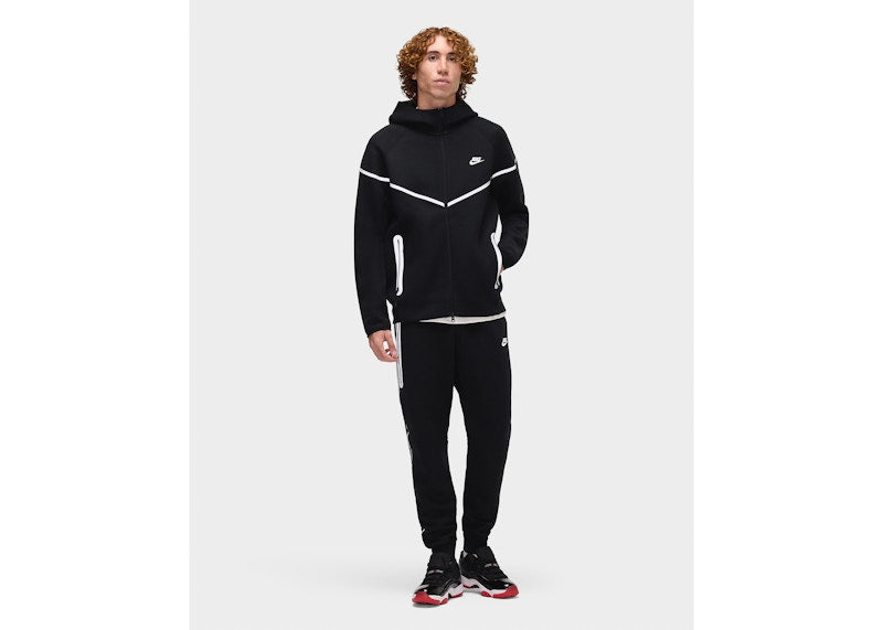 Nike Sportswear Tech Fleece Full Zip Windrunner Reflective Details Hoodie Black/Bemis Silver