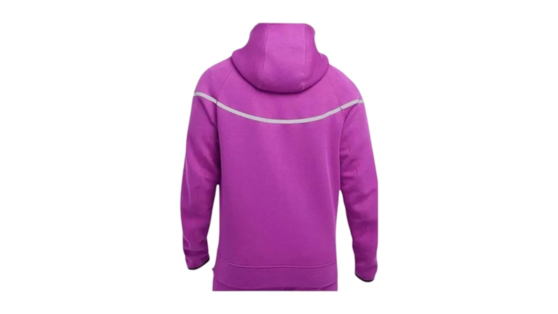Nike Sportswear Tech Fleece Full Zip Windrunner Reflective Details Hoodie Bold Berry