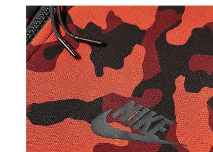 Nike Sportswear Tech Fleece Hooded Hoodie Tangerine Twilight Camo