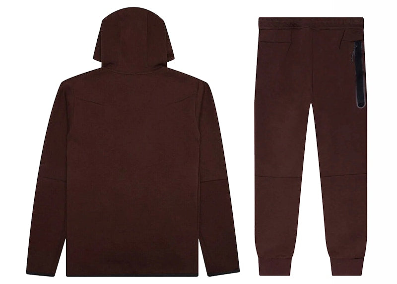 Nike Sportswear Tech Fleece Hoodie & Joggers Set Earth/Black