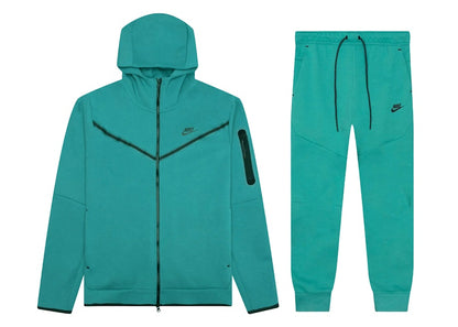 Nike Sportswear Tech Fleece Hoodie & Joggers Set Mineral Teal/Black