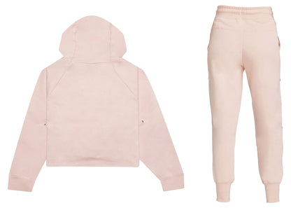 Nike Sportswear Tech Fleece Hoodie & Joggers Set Pink Oxford/Black