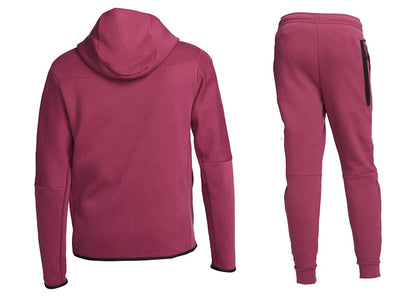 Nike Sportswear Tech Fleece Hoodie & Joggers Set Rosewood/Black