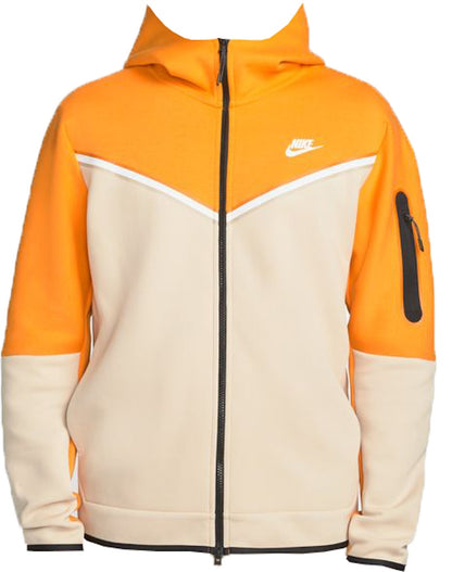 Nike Sportswear Tech Fleece Hoodie Kumquat/Sanddrift/White