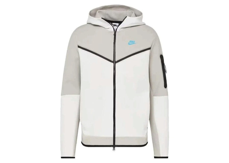 Nike Sportswear Tech Fleece Hoodie Light Iron Ore/Summit White/Baltic Blue