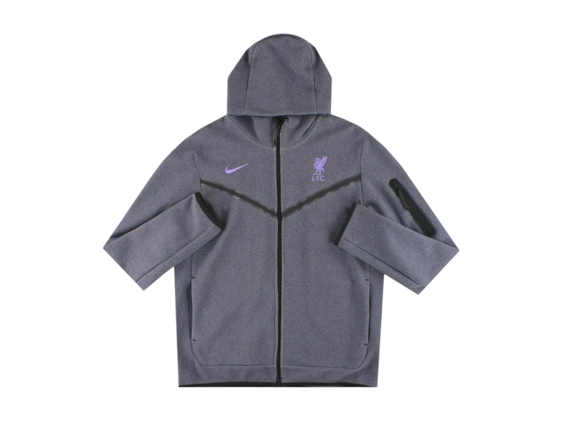 Nike Sportswear Tech Fleece LFC Liverpool Full Zip Hoodie Gridiron/Space Purple