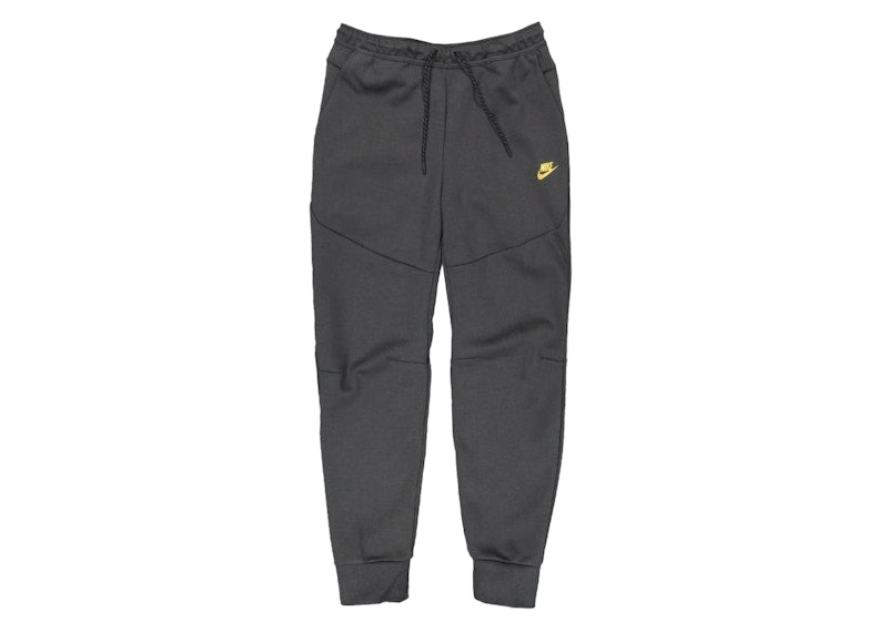 Nike Sportswear Tech Fleece Taped Joggers Dark Smoke Grey/Metallic Gold
