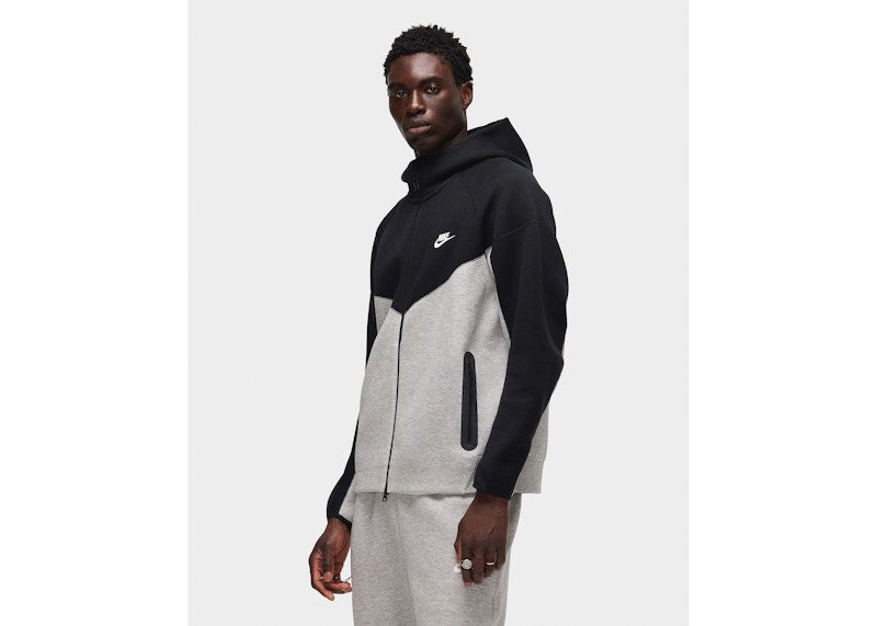 Nike Sportswear Tech Fleece Windrunner Full-Zip Hoodie Dark Grey Heather/Black/White