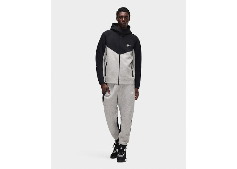 Nike Sportswear Tech Fleece Windrunner Full-Zip Hoodie Dark Grey Heather/Black/White
