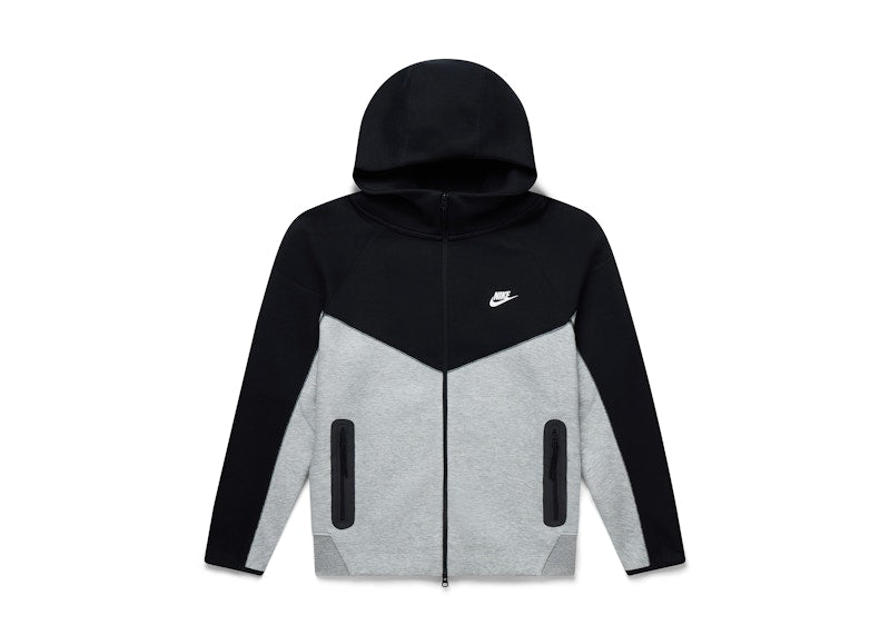 Nike Sportswear Tech Fleece Windrunner Full-Zip Hoodie Dark Grey Heather/Black/White