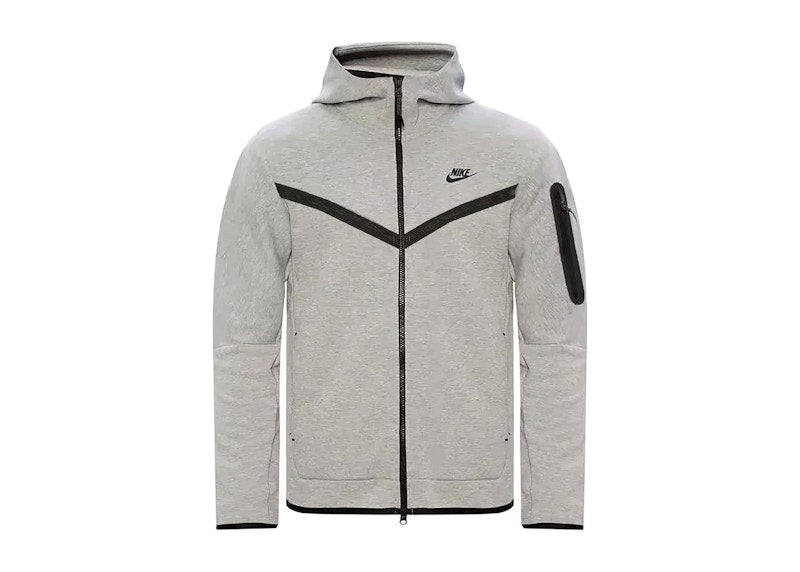 Nike Sportswear Tech Fleece Windrunner Full Zip Hoodie (FW24) Dark Grey Heather/Black