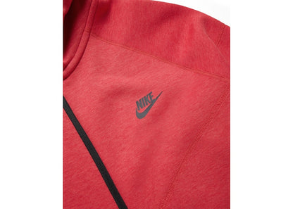 Nike Sportswear Tech Fleece Windrunner Full-Zip Hoodie Light University Red Heather/Black