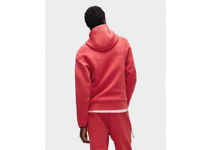 Nike Sportswear Tech Fleece Windrunner Full-Zip Hoodie Light University Red Heather/Black