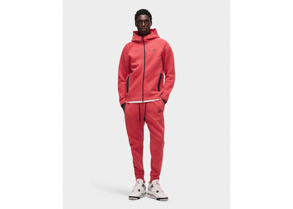 Nike Sportswear Tech Fleece Windrunner Full-Zip Hoodie Light University Red Heather/Black