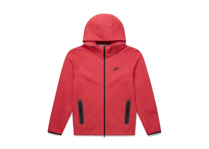Nike Sportswear Tech Fleece Windrunner Full-Zip Hoodie Light University Red Heather/Black