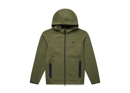 Nike Sportswear Tech Fleece Windrunner Full-Zip Hoodie Medium Olive/Black