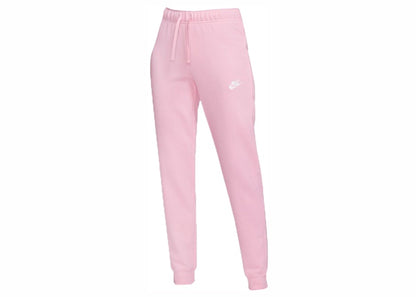 Nike Sportswear Women's Club Fleece Jogger Pants Med Soft Pink/White