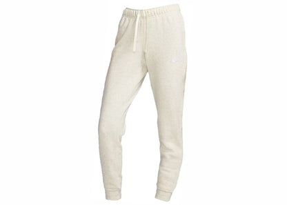 Nike Sportswear Women's Club Fleece Jogger Pants Oatmeal Heather/White