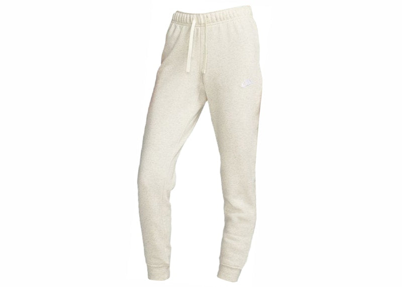Nike Sportswear Women's Club Fleece Jogger Pants Oatmeal Heather/White