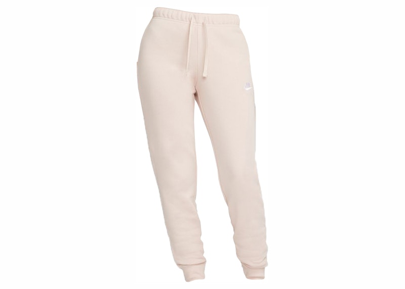 Nike Sportswear Women's Club Fleece Jogger Pants Pink Oxford/White