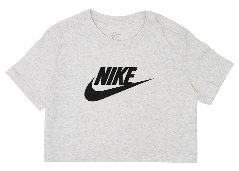 Nike Sportswear Women's Essential Cropped Tee Gray