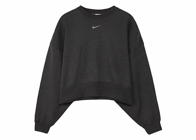 Nike Sportswear Women's Essential Fleece Crew Sweatshirt Dark Grey