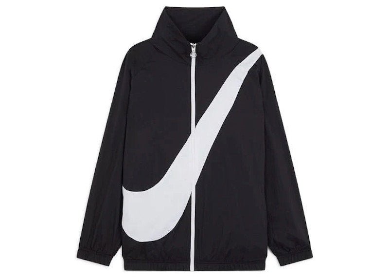 Nike Sportswear Women's Swoosh Woven Jacket Black/White