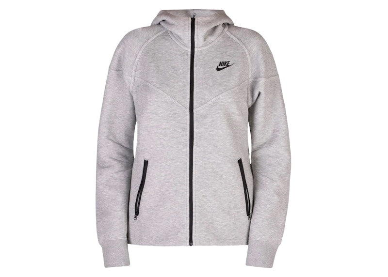 Nike Sportswear Women's Tech Fleece Windrunner Full-Zip Hoodie Light Grey/Heather/Black