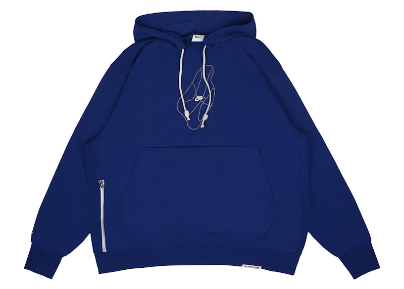 Nike Standard Issue Basketball Pullover Dri-Fit Loose Fit Hoodie Blue