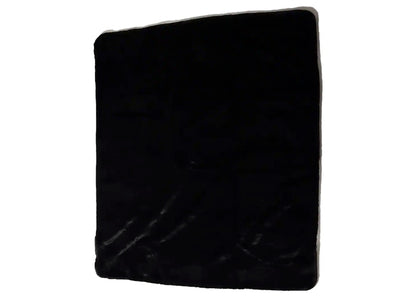 Nike Swoosh Faux Fur Blanket Black White