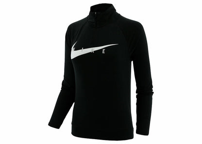 Nike Swoosh Run L/S T-shirt Black/White