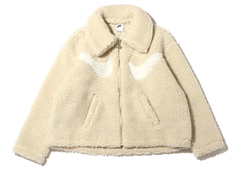 Nike Swoosh Womens Full-Zip Jacket (Asia Sizing) Rattan/Sail