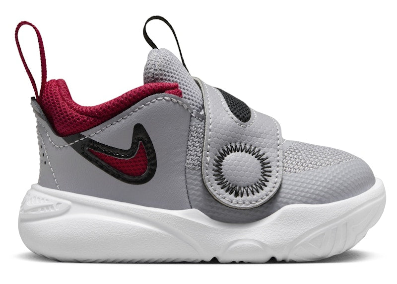 Nike Team Hustle D 11 Cement Grey Black White Gym Red (TD)