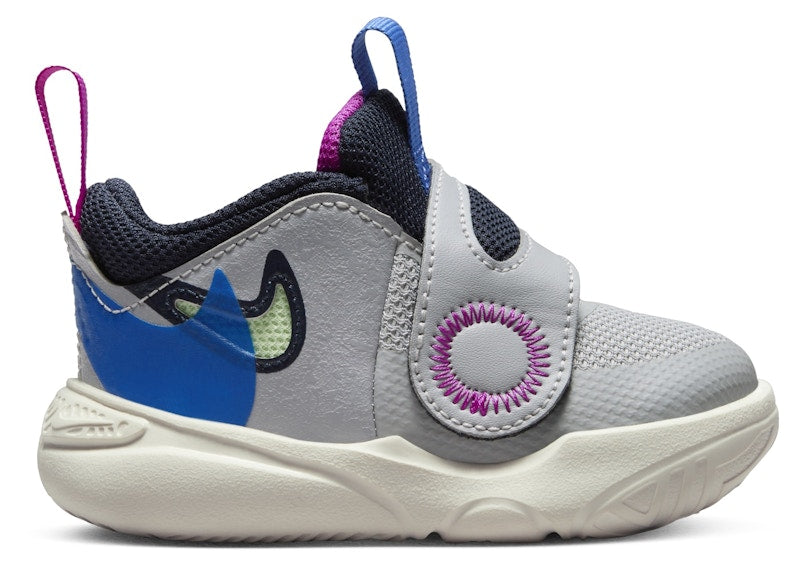 Nike Team Hustle D 11 SE Wolf Grey Obsidian Hyper Royal Vapor Green (TD)