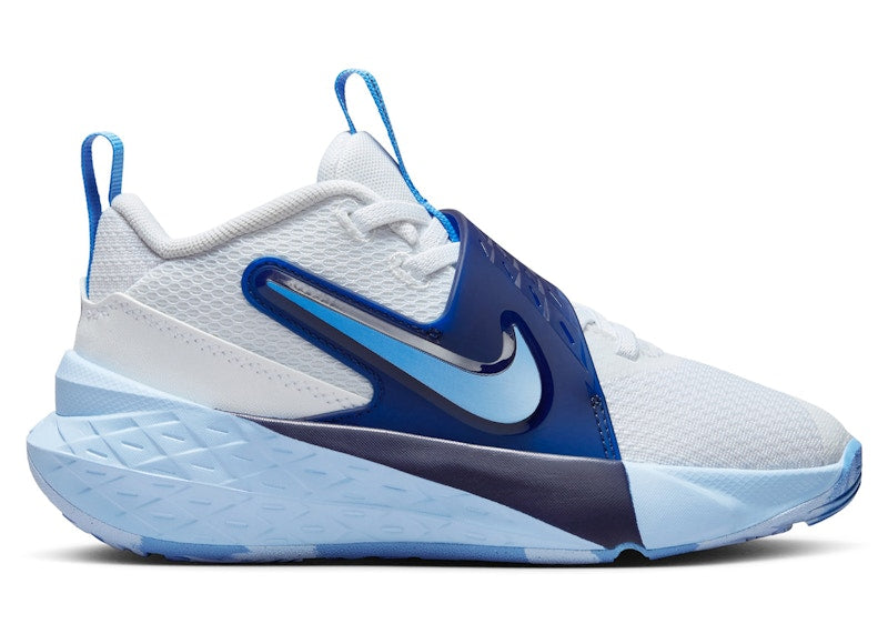 Nike Team Hustle D 12 White Psychic Blue Midnight Navy University Blue (PS)