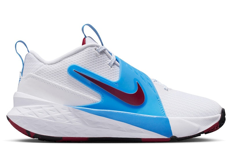 Nike Team Hustle D 12 White University Blue Black Team Red (GS)