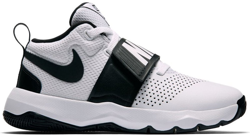 Nike Team Hustle D 8 White Black (GS)