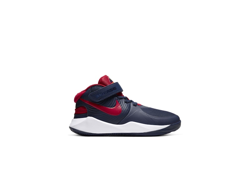 Nike Team Hustle D 9 FlyEase Midnight Navy (PS)