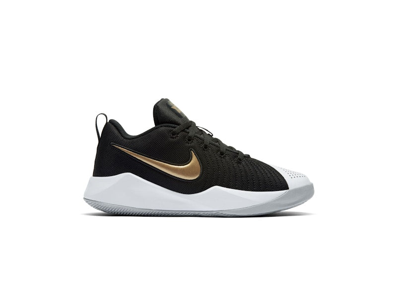 Nike Team Hustle Quick 2 Black Metallic Gold (GS)