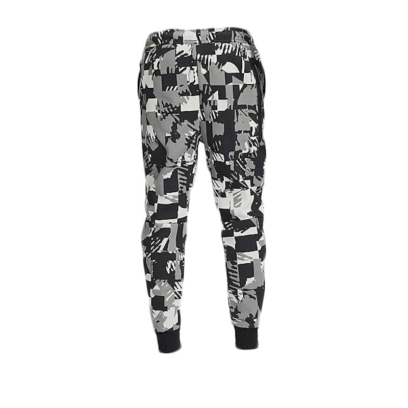 Nike Sportswear Tech Fleece All Over Print Jogger Pant Light Smoke Grey/Black/Black